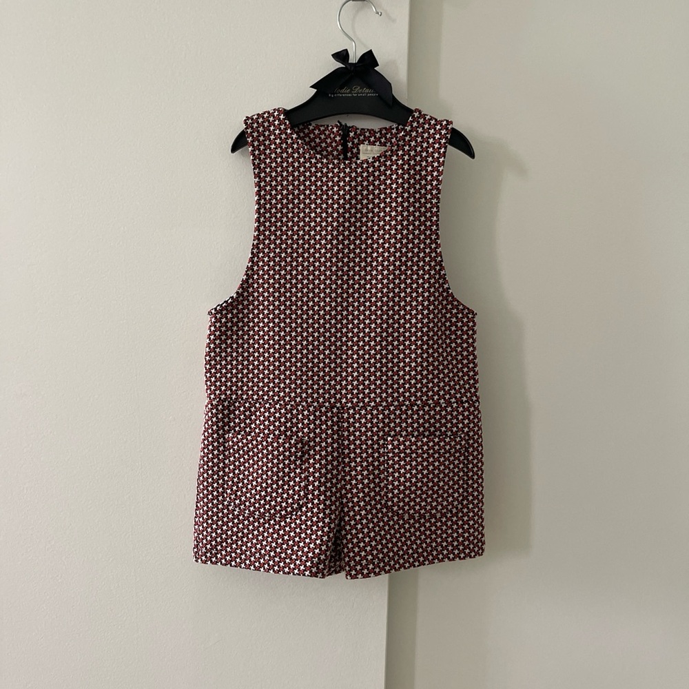 Zara Kids Bodysuit - Red and White Pattern
